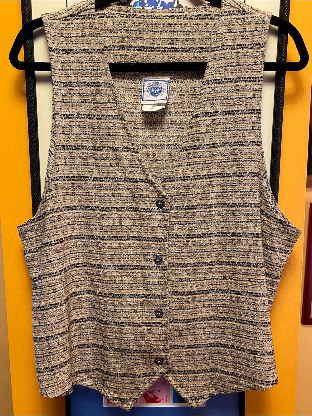 Vintage Tom Tom Berkeley Cotton Blend Vest